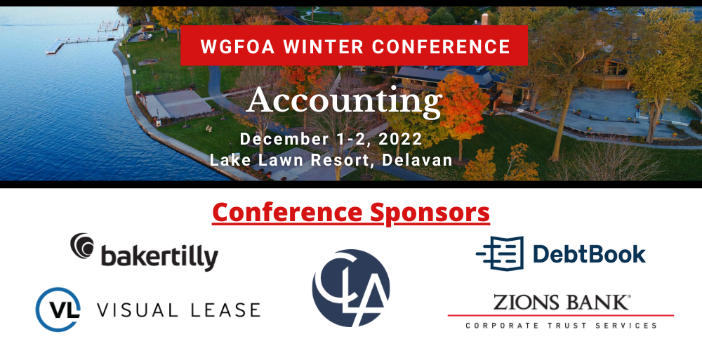 WGFOA Winter Conference: Thank You Sponsors